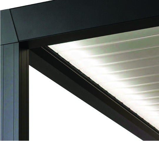 Eclairage indirect LED Pergola